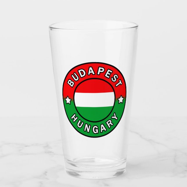 Budapest Hungary Glass (Front)