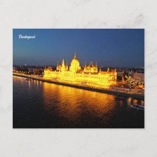 Budapest Hungary Holiday Postcard