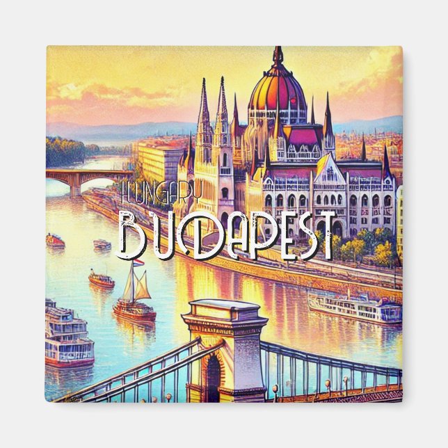 Budapest, Hungary Magnet (Front)