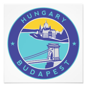 Budapest, Hungary, Magyar, Danube River, Photo Print