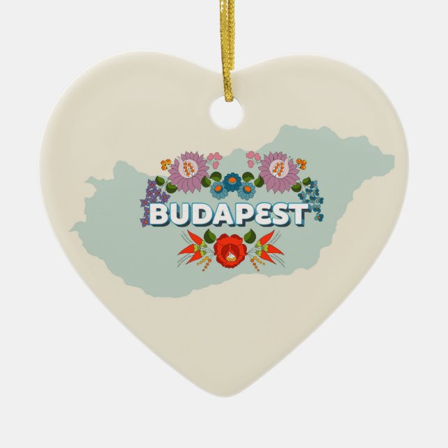 Budapest, Hungary Ornament (Front)