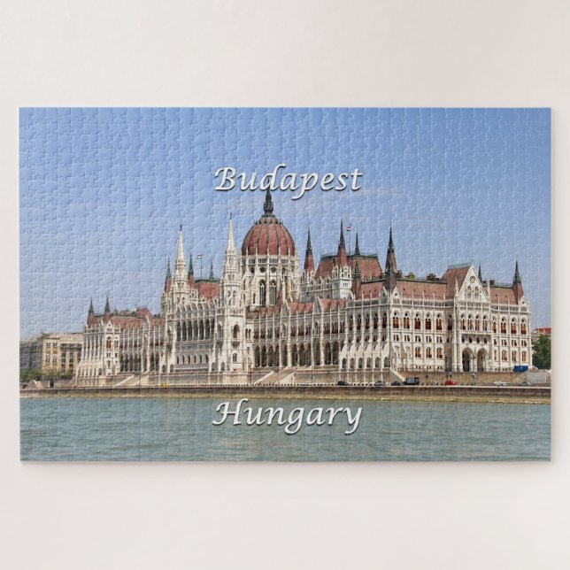 Budapest, Hungary, Parliament Building Jigsaw Puzzle (Horizontal)