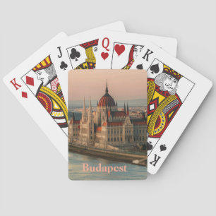 Budapest Hungary  Parliament Building Playing Cards