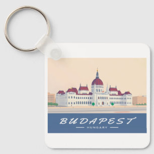 Budapest Hungary Parliament Building Travel Key Ring
