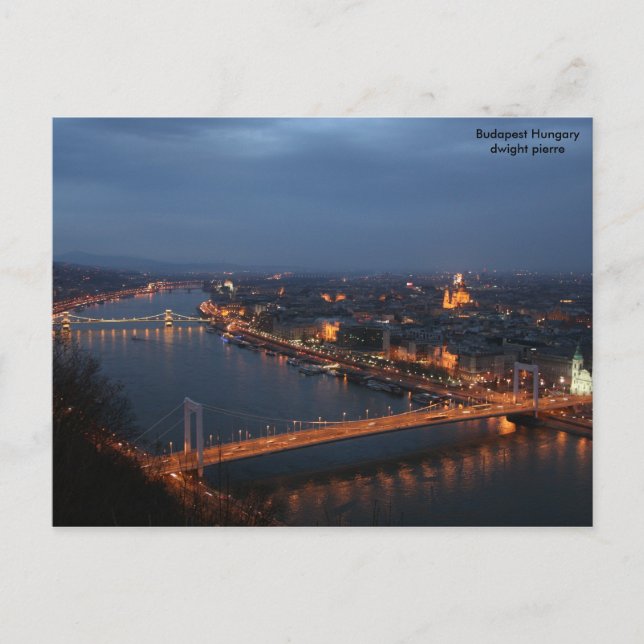 Budapest Hungary Postcard (Front)