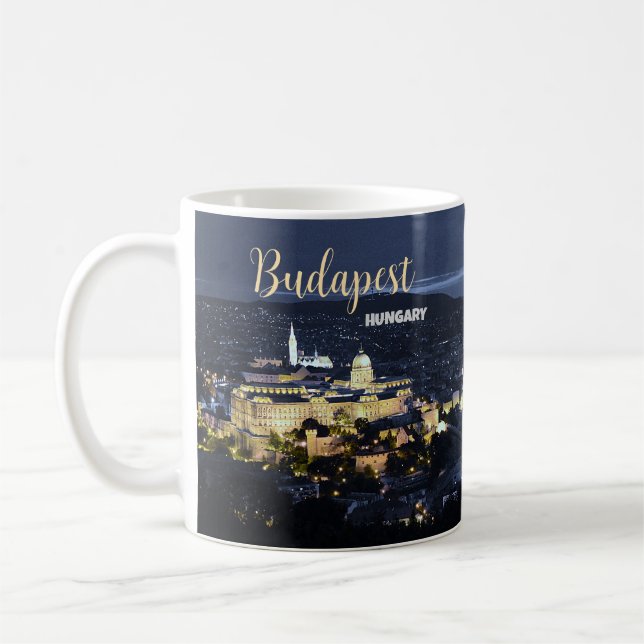 Budapest Hungary Scenic Coffee Mug Souvenir Cup (Left)