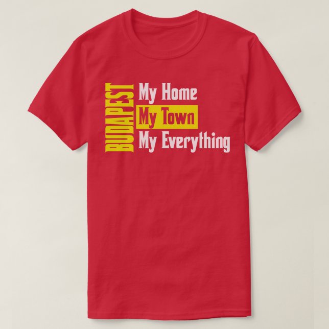 Budapest Hungary T-Shirt (Design Front)