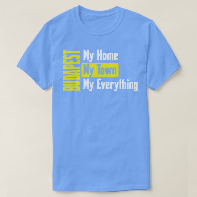 Budapest Hungary T-Shirt (Design Front)