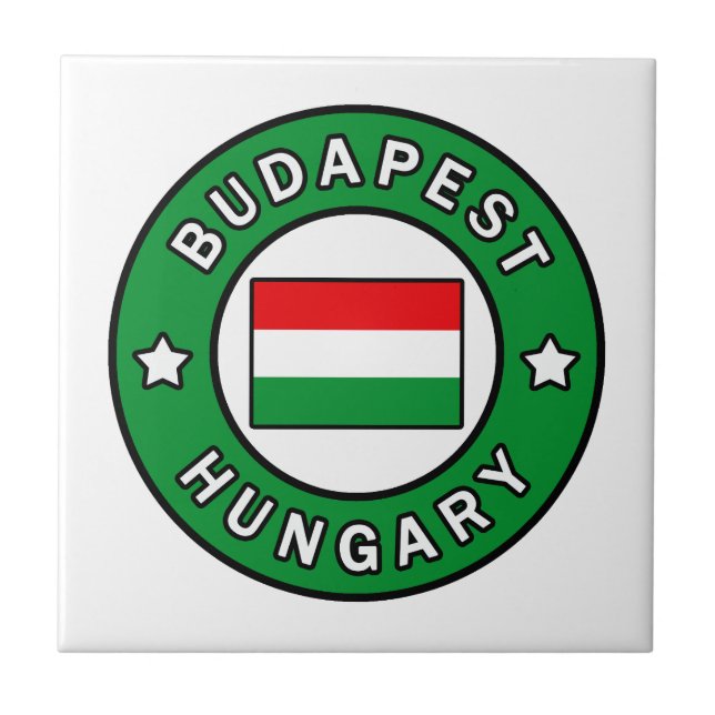 Budapest Hungary Tile (Front)