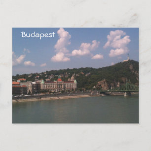Budapest - Liberty Bridge and Gellert Hill Postcard