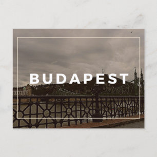 Budapest Liberty Bridge Postcard