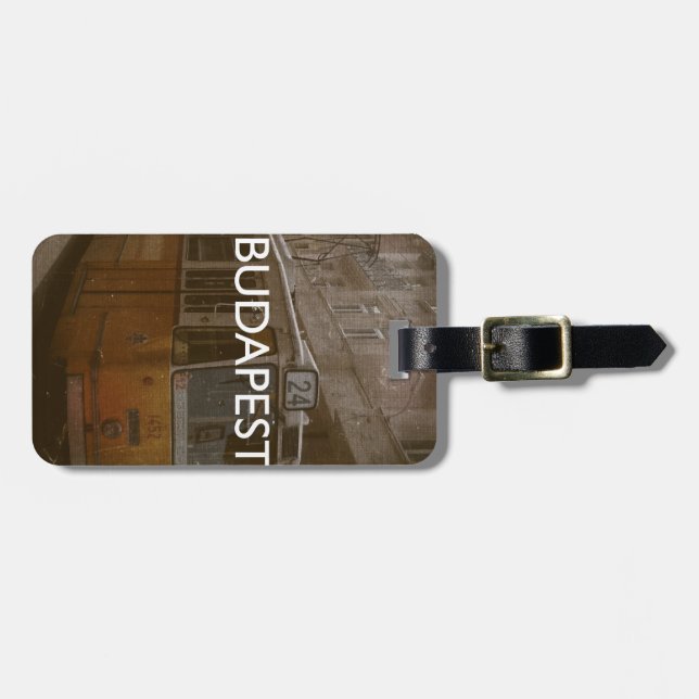 Budapest Luggage Tag (Front Horizontal)