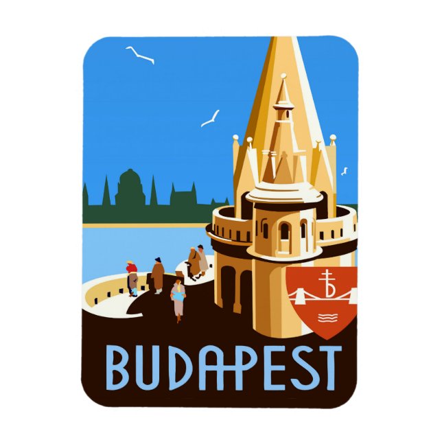 Budapest Magnet (Vertical)