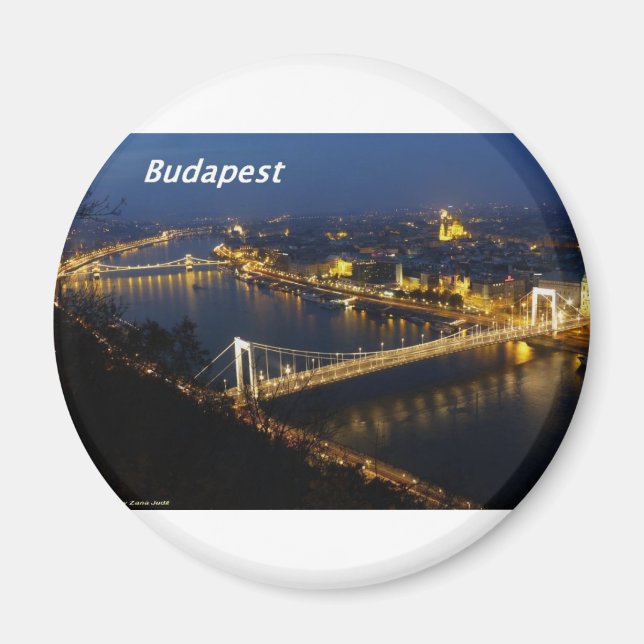 budapest night  [kan.k] magnet (Front)