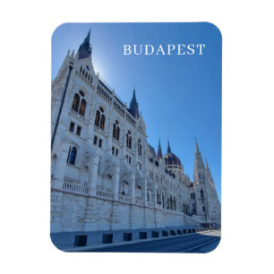 Budapest Parliament Building close up view magnet
