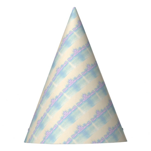 Budapest Parliament Building Hungary Party Hat (Front)