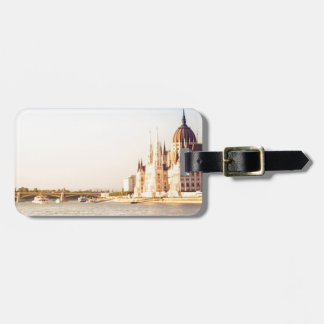 Budapest parliament luggage tag