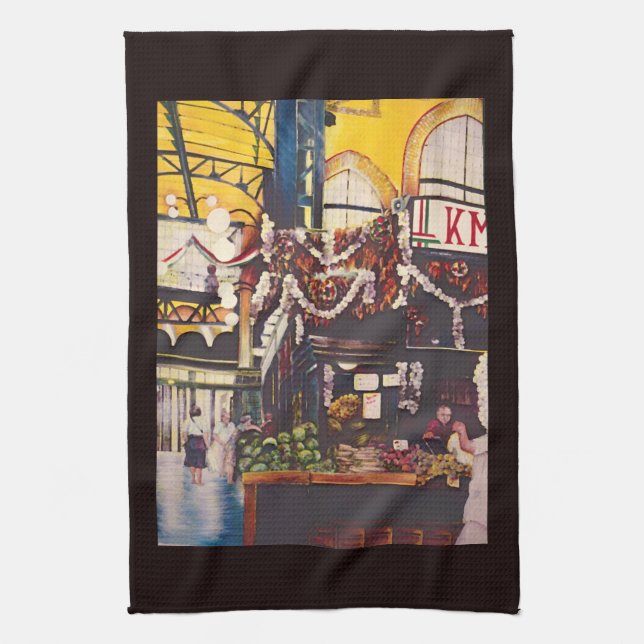 Budapest’s Best Brunch Tea Towel (Vertical)