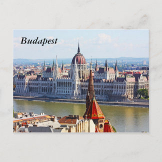 Budapest, the building of the Parliament, Budapest Postcard