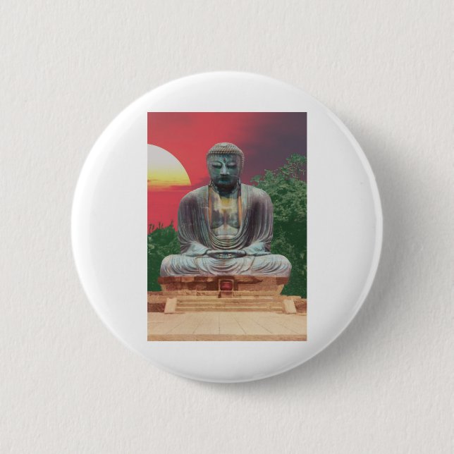 BUDDAH  46 .tif 6 Cm Round Badge (Front)
