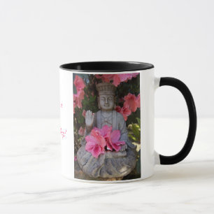 Buddah Beneath Azaleas Mug