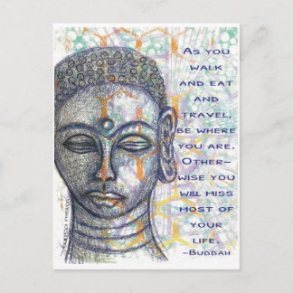 Buddah Postcard Sketch