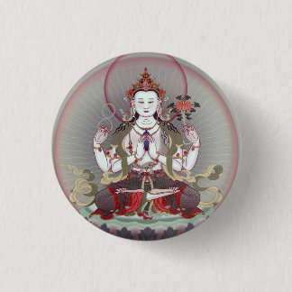 Buddha 3 Cm Round Badge