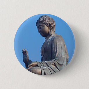 Buddha 6 Cm Round Badge