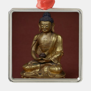 Buddha Amitayus seated in meditation Metal Tree Decoration