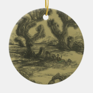 Buddha and Joshua Trees Art Ornament