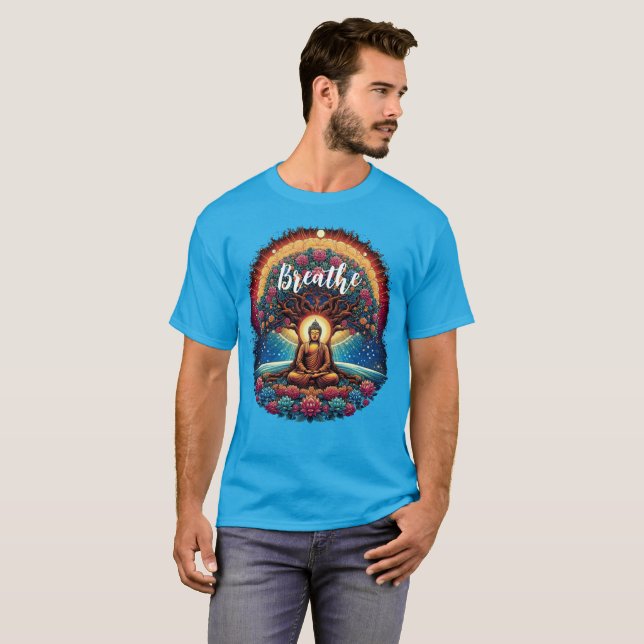 Buddha and the Tree of Life T-Shirt (Front Full)