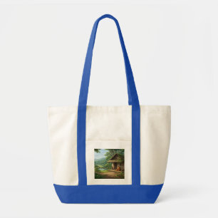 Buddha Art Religious Tote Bag - Peaceful Nature Sc
