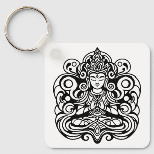 Buddha at Peace Key Ring