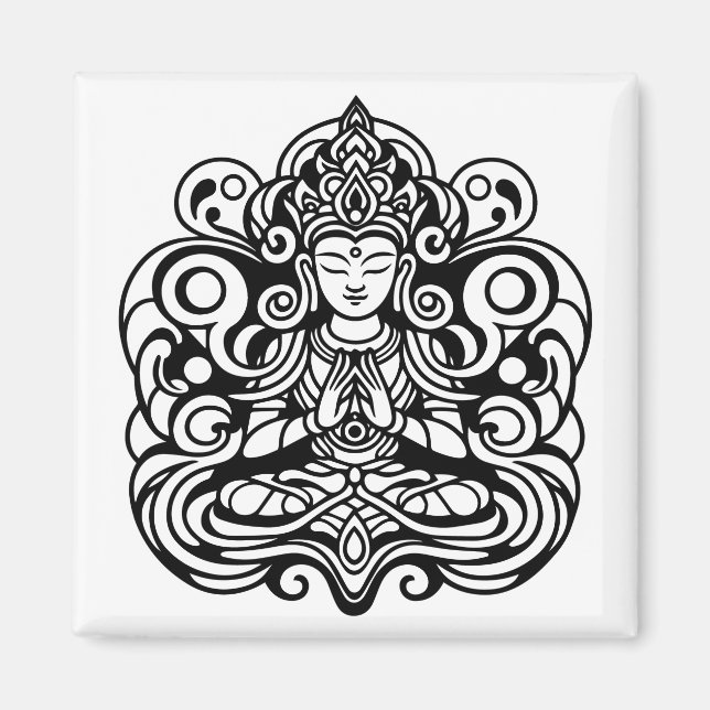 Buddha at Peace Magnet (Front)