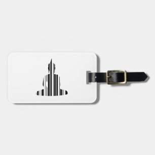 BUDDHA BAR CODE Buddhist Barcode Pattern Design Luggage Tag