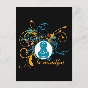 Buddha Be Mindful Postcard