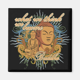 Buddha Become Quote Magnet