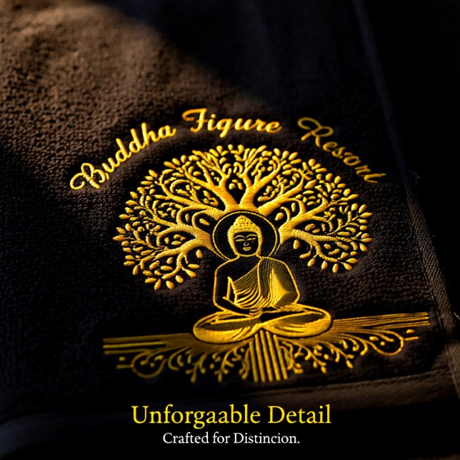 Buddha Beneath Sacred Tree  Bath Towel Set (Creator Uploaded)