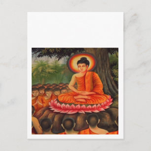 BUDDHA   Buddhism  Peace Postcard