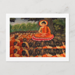 BUDDHA   Buddhism  Peace Postcard