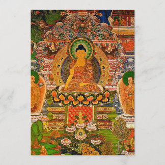 Buddha Buddhist Buddhism Blessing Boho Bohemian Invitation