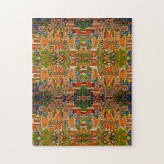 Buddha Buddhist Buddhism Blessing Boho Bohemian Jigsaw Puzzle