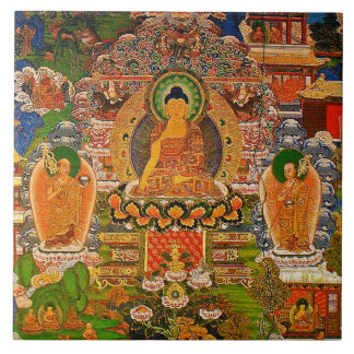 Buddha Buddhist Buddhism Blessing Boho Bohemian Tile