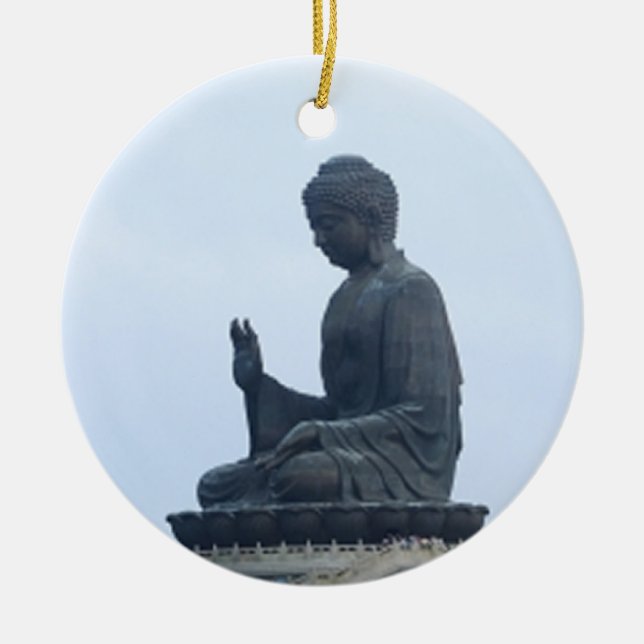 Buddha Ceramic Tree Decoration (Front)