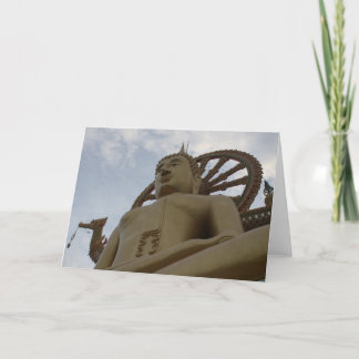 buddha circle thank you card