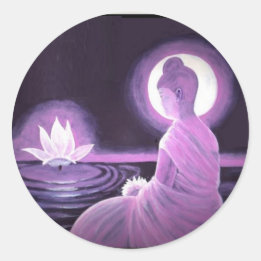 Buddha Classic Round Sticker