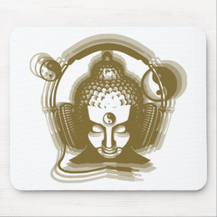 Buddha Deejay Mouse Pad
