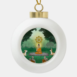 Buddha, Dharma, Sangha Christmas Ornament