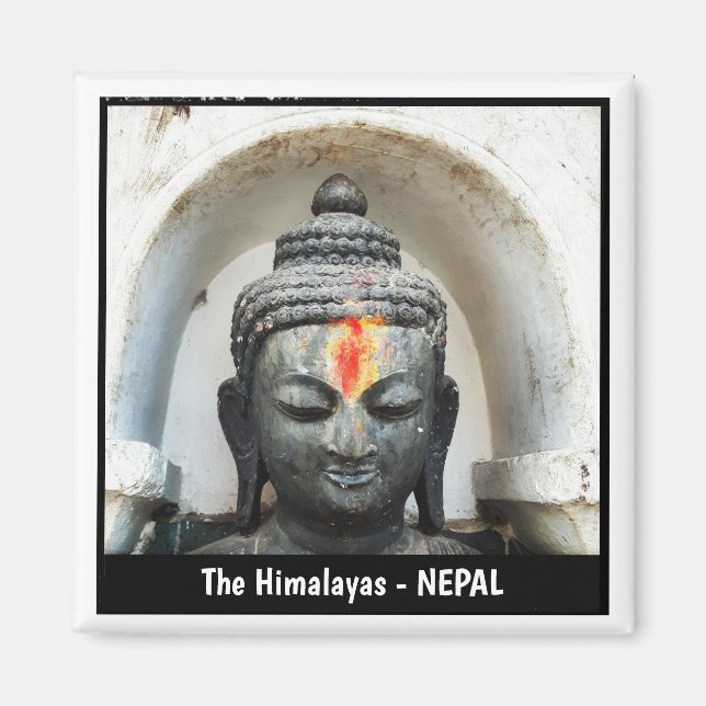 Buddha, Dharma, Sangha - Nepal Magnet (Front)