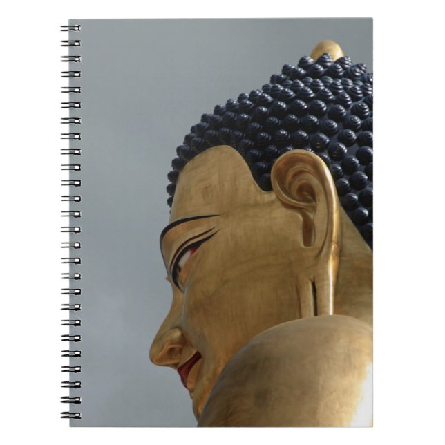 Buddha Dordenma statue Spiral Notebook (Front)